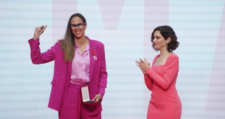 Amaya Valdemoro, Medalla de Plata de la Comunidad de Madrid