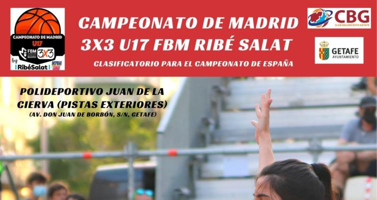 Todo a punto para el Campeonato de Madrid 3x3 U17 FBM RibéSalat