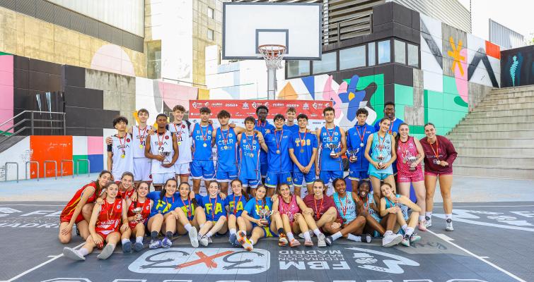 Femenino Alcorcón y Spanish Basketball Academy, campeones en el 3x3 RibéSalat