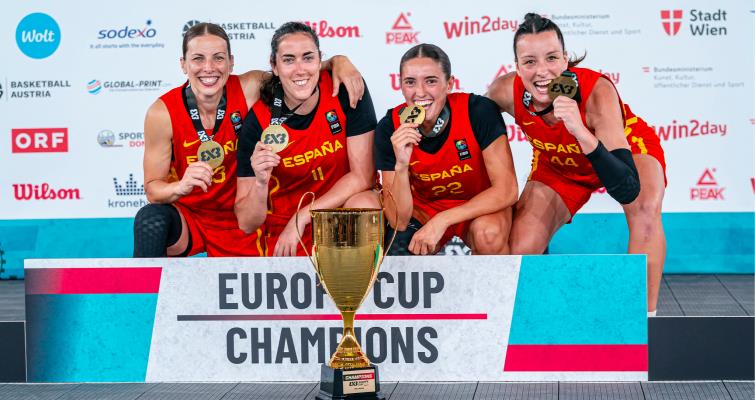 ¡Campeonas de Europa 3x3!