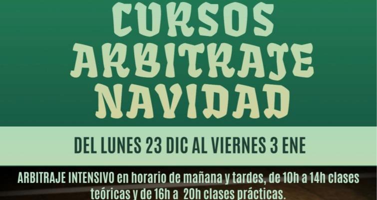 Cursos de arbitraje y Oficial de mesa. Navidad 2024