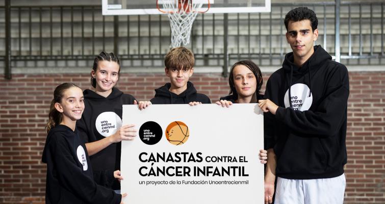 Canastas (y goles) contra el cáncer infantil