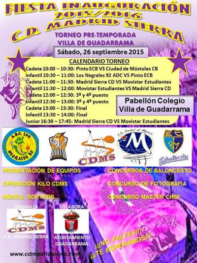 Cartel FiestaMadridSierra2015