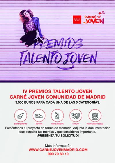 Cartel de los III Premios Talento Joven