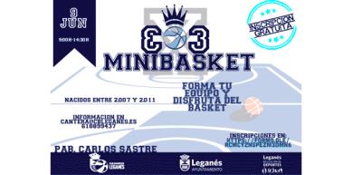 Torneo 3x3 de Minibasket del CB Leganés