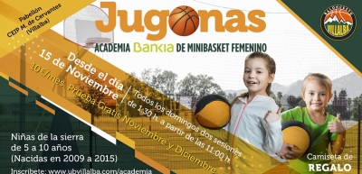 ¡Nace Jugonas! Academia de minibasket femenino en la sierra
