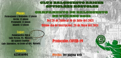 Campamento de baloncesto del CB Raíces Opticlass Móstoles